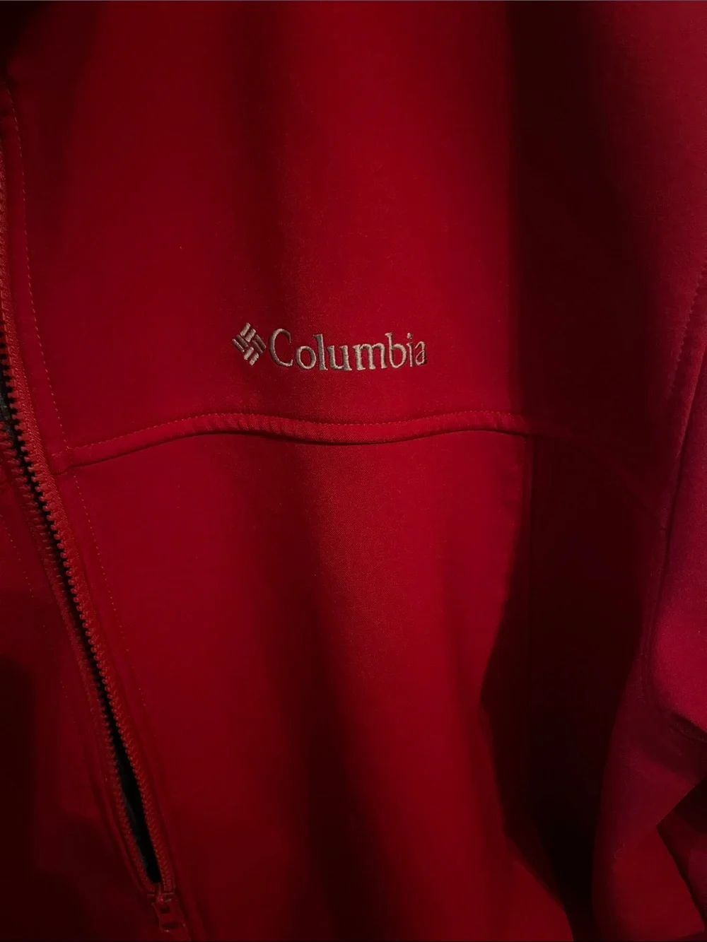 Columbia Men's Bright Red Full-Zip Fleece Jacket - Picture 4 of 7
